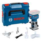 Akumuliatorinė rankinė freza Bosch GLF 18V-8 Solo, LB, 06016C6001