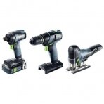 Akumuliatorinio Combo rinkinio montavimas Festool TID 18/TXS 18/PSC 420/TB M 137 (578026)