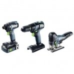 Akumuliatorinio Combo rinkinio montavimas Festool TID 18/TXS 18/PSC 420/TB M 137 (578026)