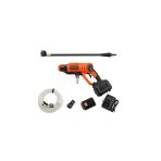 Akumuliatorinis Aukšto slėgio plautuvas, 1x2aH, 1a įkroviklis, BCPC18D1-QW, 1 X 2AH, Black&amp;Decker