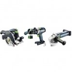 Akumuliatorinis Combo rinkinys medinėms konstrukcijoms Festool HKC 55/TPC 18/AGC 18/TB M 137 (578025)