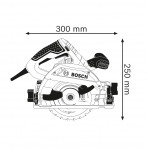 Elektrinis diskinis pjūklas Bosch GKS 55+ G, 1200 W Professional