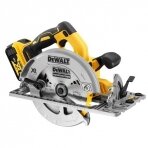 Akumuliatorinis diskinis pjūklas DeWalt DCS572NT-XJ, 18 V, (be akum. ir krov.)