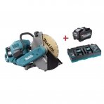 Akumuliatorinis diskinis pjūklas MAKITA CE002GZ01, 40V + DOVANA 2xBL4050F ir DC40RB