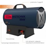 Akumuliatorinis dujinis šildytuvas Gude GH 18-201-05 30kW (su akum. ir krov.)