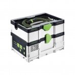 Akumuliatorinis dulkių siurblys CLEANTEC Festool CTLC SYS HPC 4,0 I-Plus, 18 V, 4 x 4,0 Ah, (576944)