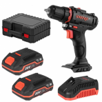 Akumuliatorinis gręžtuvas DNIPRO-M CD-218-220S, 20 V, 2x2,0 Ah