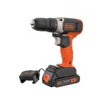 Akumuliatorinis Gręžtuvas - Suktuvas, 18V BCD001C1-QW, 1 X 1,5 AH, Black&Decker Akumuliatorinis Gręžtuvas - Suktuvas, 18V BCD001C1-QW, 1 X 1,5 AH, Black&Decker