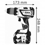 Akumuliatorinis gręžtuvas-suktuvas Bosch GSR 18V-60 C, 18 V, 2x5,0 Ah, professional