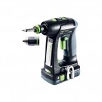 Akumuliatorinis gręžtuvas-suktuvas Festool C 18 HPC 4,0 I-Plus, 18 V, 2 x 4.0 Ah, (576435)