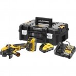 Akumuliatorinis kampinis šlifuoklis DeWalt DCG409H2T-QW, 18 V, 2x5,0 Ah