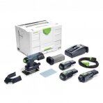 Akumuliatorinis plokštuminis šlifuoklis Rutscher Festool RTSC 400 3,0 I-Set, 18 V, 2 x 3,0 Ah, (577681)