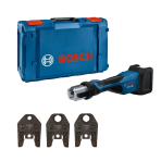 Akumuliatorinis presavimo įrankis Bosch GPT 18V-32 Solo, Kit M-15/22/28, LB-XL 06019M2101