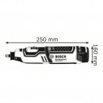 Akumuliatorinis rotacinis įrankis Bosch GRO 12V-35, 12 V, (be akum. ir krov.), Professional