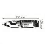 Akumuliatorinis rotacinis įrankis Bosch GRO 12V-35  Professional