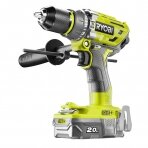 Akumuliatorinis smūginis gręžtuvas bešepečiu varikliu  Ryobi R18PD7-220B, 18V (2x2,0 Ah)