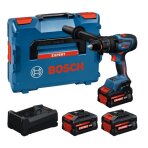 Akumuliatorinis smūginis gręžtuvas Bosch EXSB18V-150, 2x8EXBA,1x5.5 EXBA, GAL 12V/18V-80, LB 06019R3202