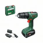 Akumuliatorinis smūginis gręžtuvas- suktuvas Bosch EasyImpact 18V-40, 18 V, 1x2,0 Ah