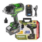 Akumuliatorinis smūginis suktuvas ProCraft PWA90, 20V, 180Nm, (1x 8Ah + krov.)