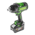 Akumuliatorinis smūginis suktuvas ProCraft PWA90, 20V, 180Nm, (1x 8Ah + krov.)