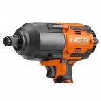 Akumuliatorinis smūginis veržliaraktis NEO 04-618, 1100 NM ENERGY+ 18V (be akum. ir krov.)