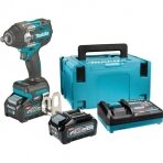 Akumuliatorinis smūginis veržliasukis MAKITA TW007GM201, 40V, 2x4,0Ah, XGT + DOVANA BL4040