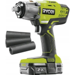 Akum. smūginis veržliasūkis Ryobi R18IW3-120S, 18 V, 1x2,0 Ah
