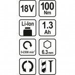 Akumuliatorinis suktukas Sthor 78961, 18V, 1.3Ah Akumuliatorinis suktukas Sthor 78961, 18V, 1.3Ah