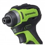 Akumuliatorinis suktuvas Greenworks GD24D200, 24 V, 200 Nm, (tik įrankis)
