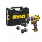 Akumuliatorinis suktuvas-gręžtuvas DeWalt DCD703NT-XJ, 12 V (be akum. ir krov.)