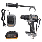 Akumuliatorinis suktuvas - gręžtuvas ProCraft CD20B-1b, 20 V, 1x4.0 Ah, 150Nm