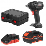 Akumuliatorinis veržliaraktis DNIPRO-M DTW-200BC-140S, 20 V, 1x4,0 Ah