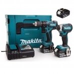 Akumuliatorinių įrankių komplektas Makita DLX2127TJ1 (DDF482+DTD152) 18V, 3x5,0Ah