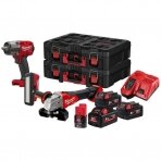 Akumuliatorinių įrankių rinkinys MILWAUKEE M18 FPP3T2-554P, 18 V, 2,0 Ah, 5,0 Ah, 5,5 Ah
