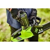 Akumuliatoriaus ir kroviklio komplektas Greenworks GSK40B4, 40 V, 4,0 Ah