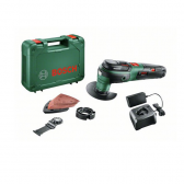 Akumuliatorinis daugiafunkcinis įrankis Bosch Universal Multi 12, 12 V, 1x2,5 Ah