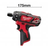 Akumuliatorinis gręžtuvas MILWAUKEE M12 BD-0