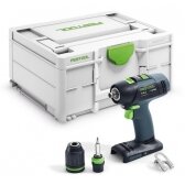 Akumuliatorinis gręžtuvas-suktuvas Festool T 18+3-Basic, 18 V, (be akum. ir krov.), (576448)