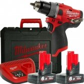 Akumuliatorinis gręžtuvas-suktuvas MILWAUKEE M12 FDD-602X