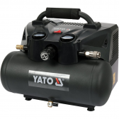Akumuliatorinis kompresorius Yato, 2x18 V, 2x3,0 Ah. 98 l / min, 6 l