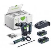 Akumuliatorinis perforatorius Festool BHC 18 HPC 4,0 I-Plus, 18 V, 2 x 4,0 Ah, (577602)