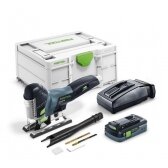 Akumuliatorinis siaurapjūklis CARVEX Festool PSC 420 HPC 4,0 EBI-Plus, 18 V, 4,0 Ah, (576525)