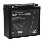 Akumuliatorius LiFePO4 Green Cell CAV07, 12V 12.8V 20Ah
