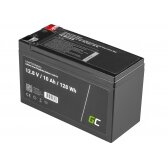 Akumuliatorius LiFePO4 Green Cell CAV10, 12V 12.8V 10Ah