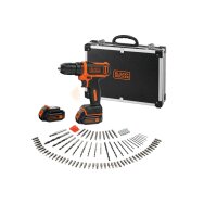 Akumuliatorinis Gręžtuvas - Suktuvas, 12V BDCDD12BAFC-QW, 2 X 1,5 AH, Black&Decker