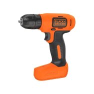 Akumuliatorinis Gręžtuvas - Suktuvas, 7.2V BDCD8-QW, Integruotas Akumuliatorius 1,5 AH, Black&amp;Decker