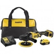 Akumuliatorinis poliruoklis DeWalt DCM849P2-QW, 18 V, 2x5.0 Ah