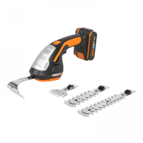 Akumuliatorinės žirklės Worx WG801E.5, 12/20 cm, 20 V, 2,0 Ah