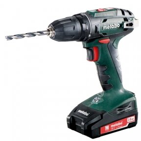Akumuliatorinis suktuvas/gręžtuvas Metabo BS 18 10 mm 2,0 Ah Li-ion