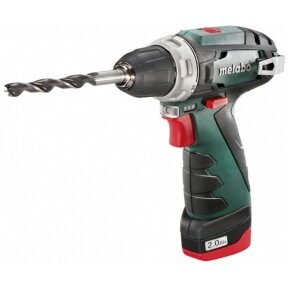 Akumuliatorinis suktuvas/gręžtuvas Metabo PowerMaxx BS 10,8V 2x2,0Ah